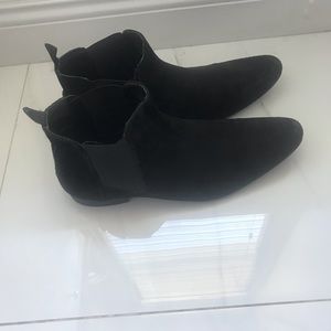 ASOS black suede Chelsea boots (men’s 12)